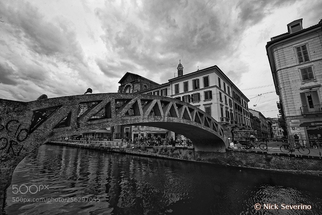 Sony a7R sample photo. Navigli milano photography