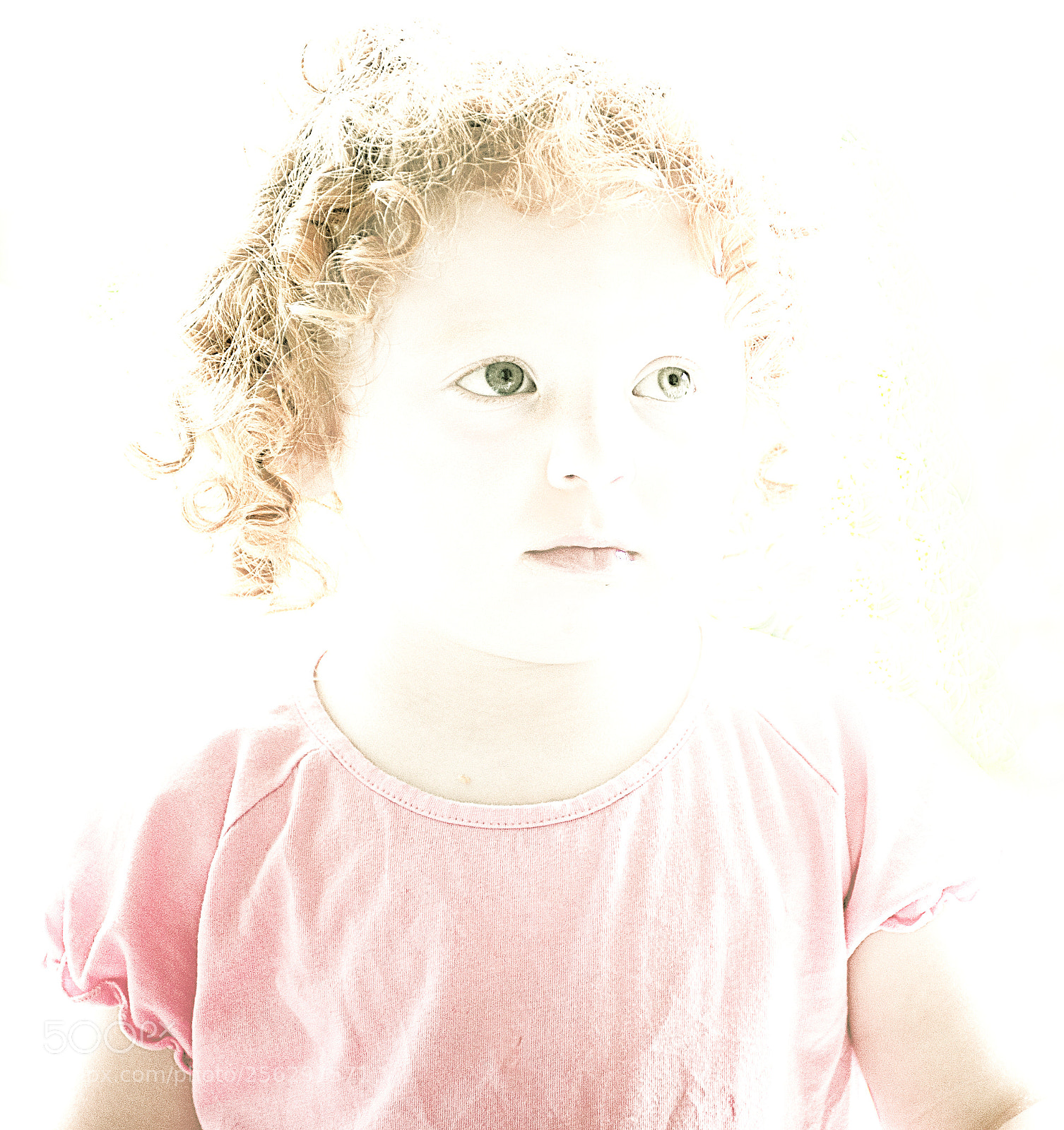 Nikon D3 sample photo. Maria high key photography