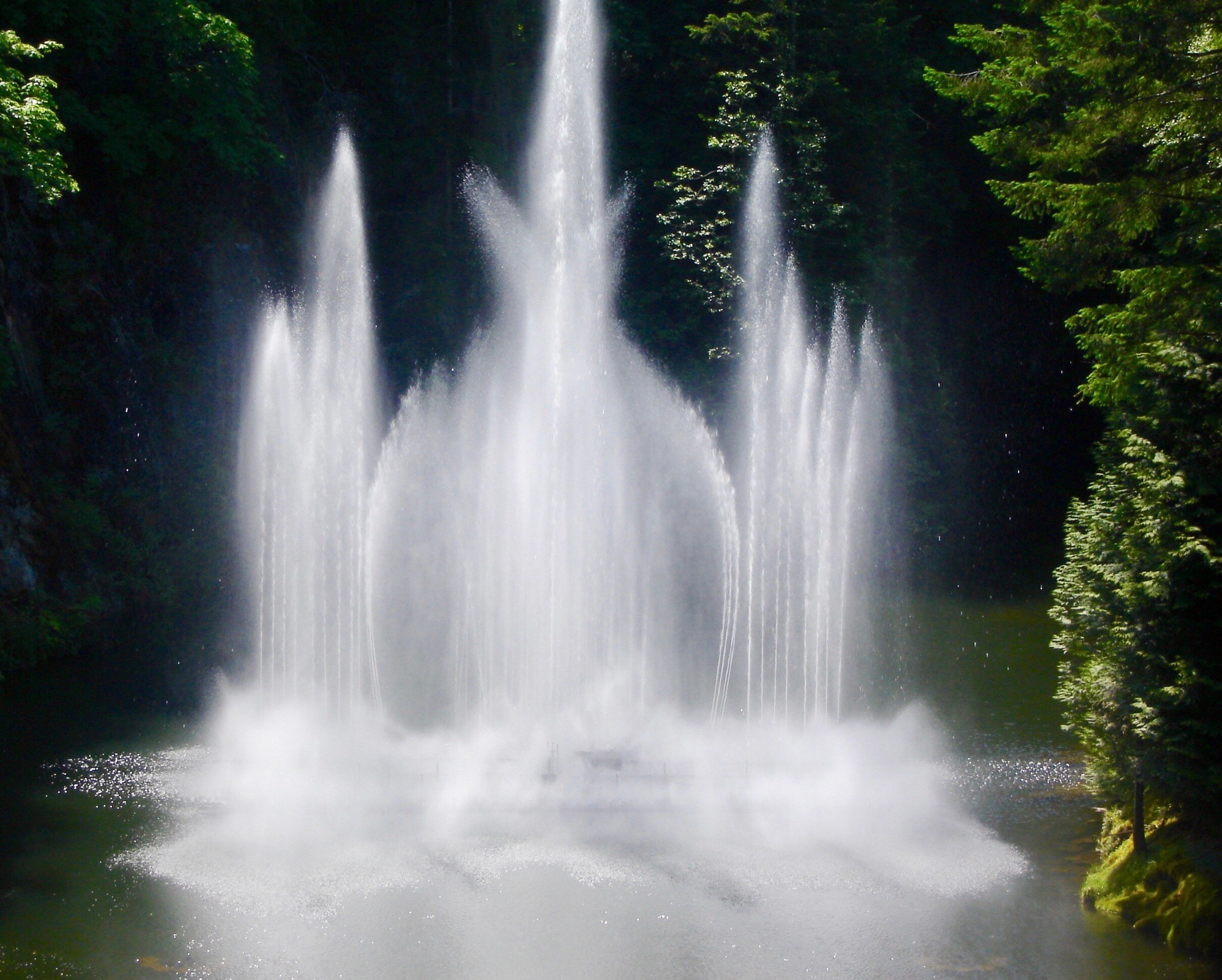 Sony DSC-W17 sample photo. Fountain  photography