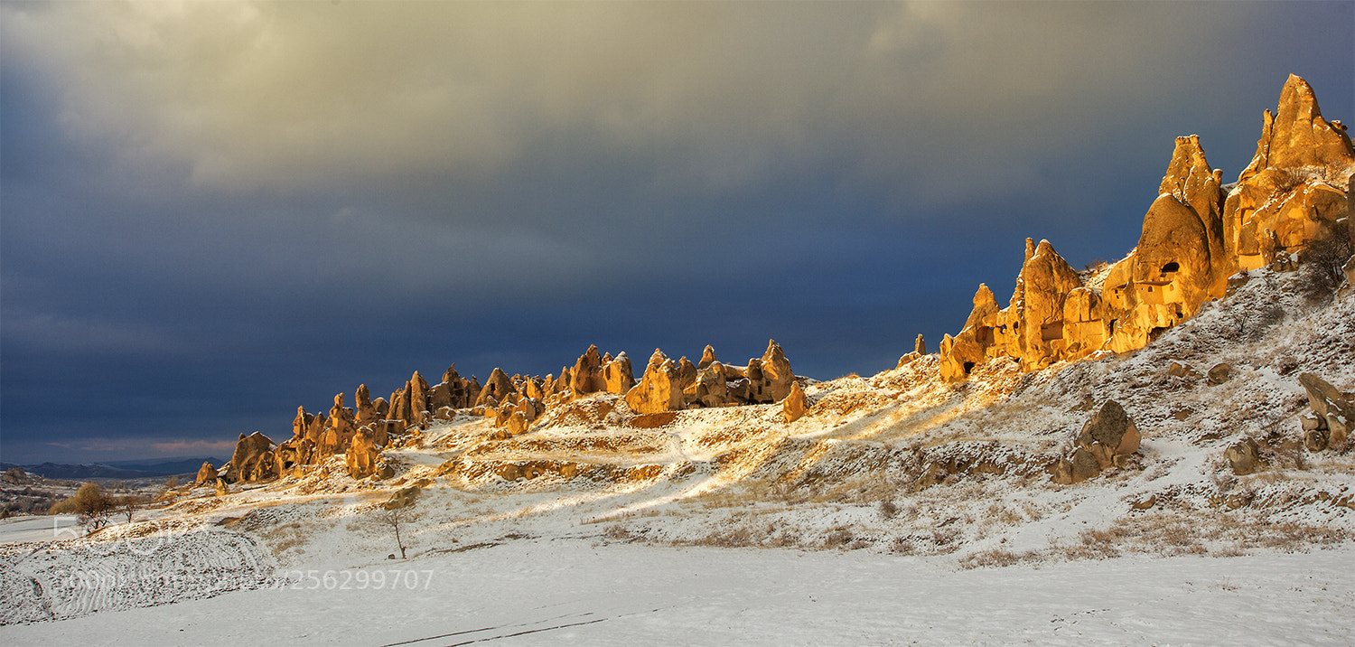 Canon EOS 5D Mark II sample photo. Winter of cappadocia photography