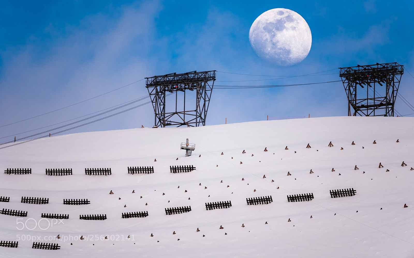 Nikon D750 sample photo. Frozen moon photography