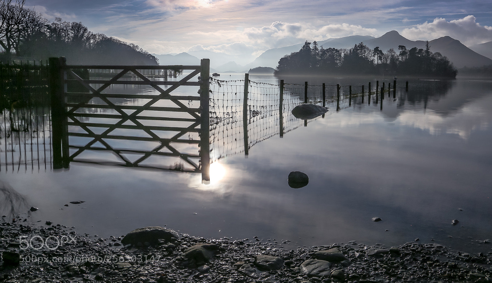 Canon EOS 6D sample photo. The derwentwater gate reflected. photography