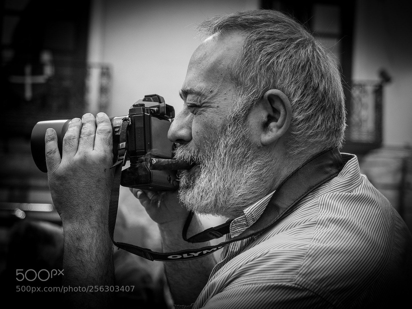 Olympus PEN-F sample photo. Photographing the photographer... part photography