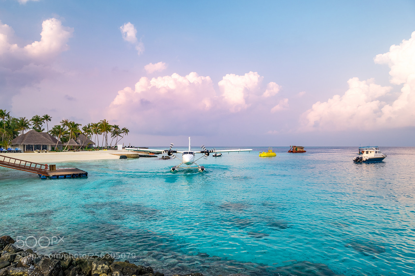 Canon EOS-1D X Mark II sample photo. Seaplane at paradise photography