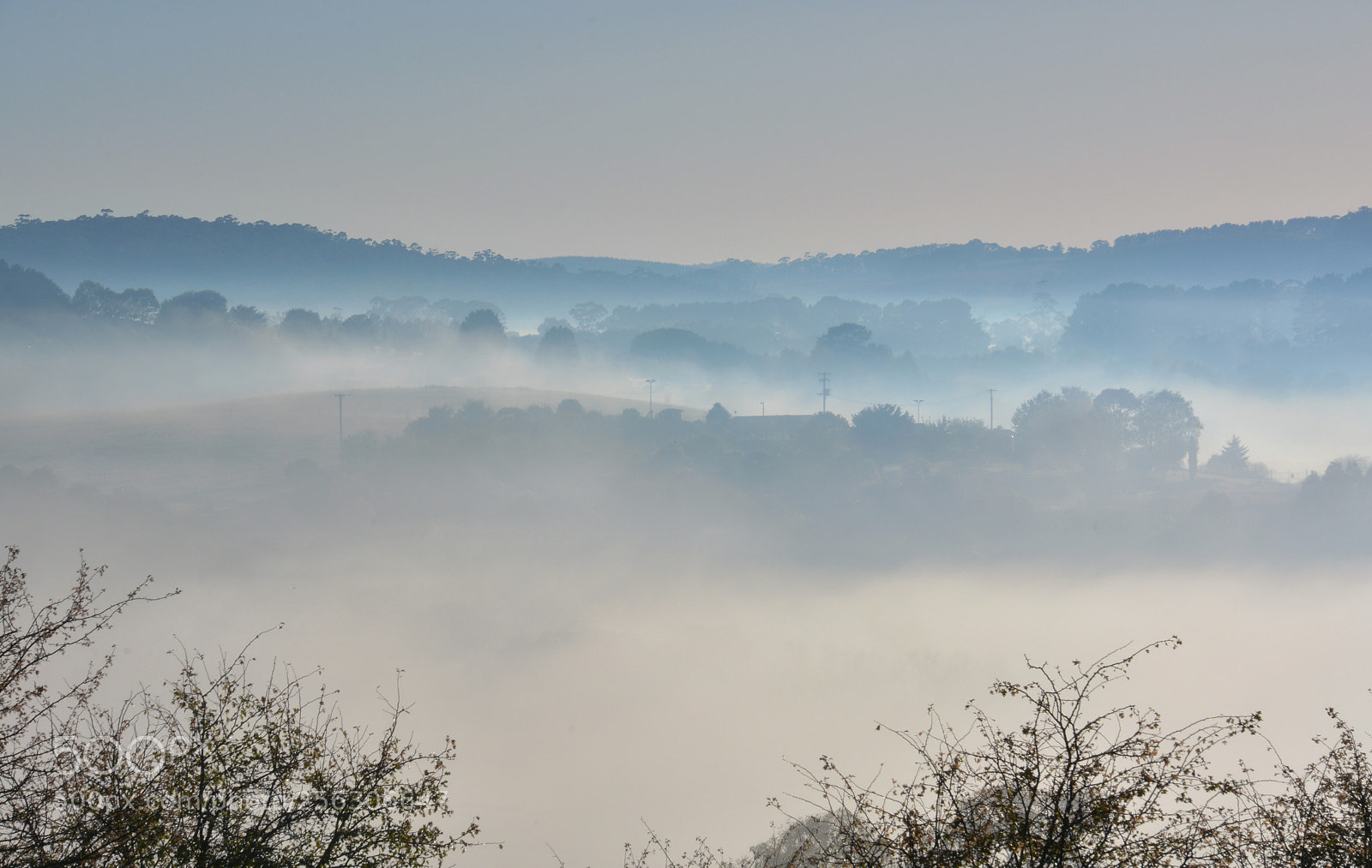 Nikon D7100 sample photo. Layers in the fog photography