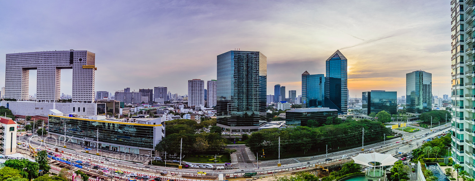 Nikon D5300 sample photo. Panoramic view bangkok city,thailand photography