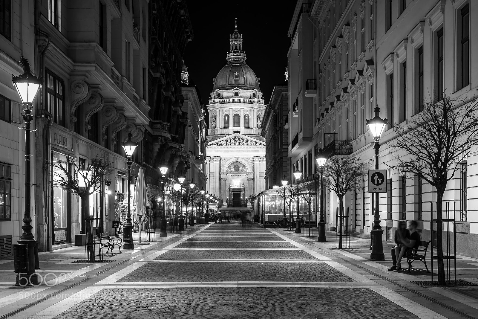 Sony a7R III sample photo. Night walking photography