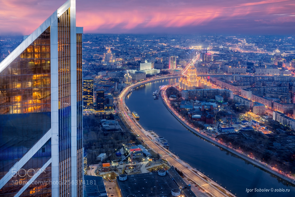 Sony a7R sample photo. 300 meters above moscow photography