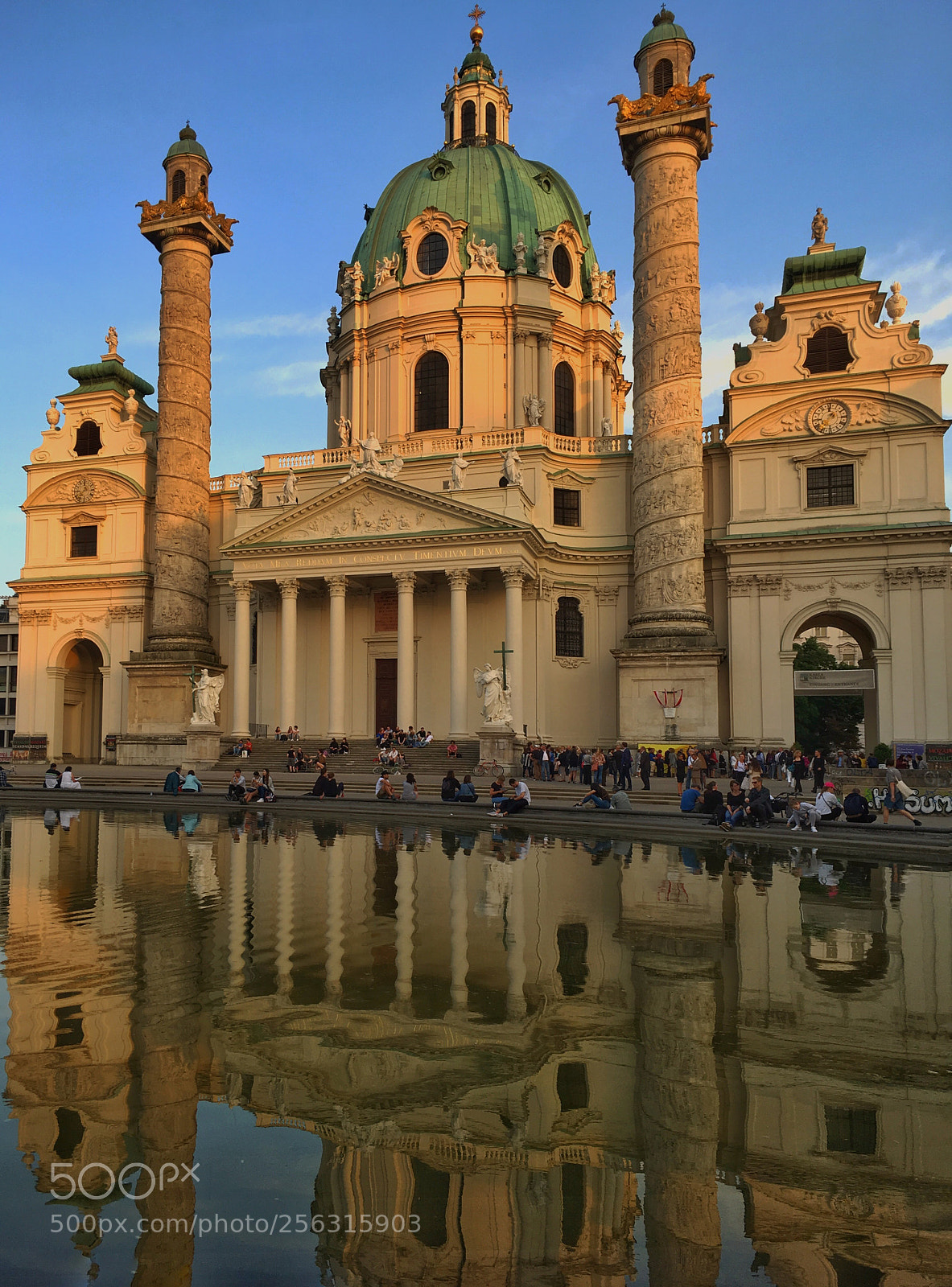 Apple iPhone 6s sample photo. Vienna karlskirche photography