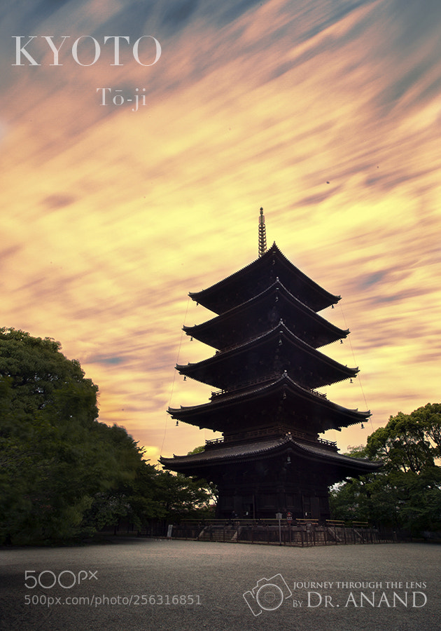 Canon EOS 5D Mark II sample photo. Toji kyoto photography