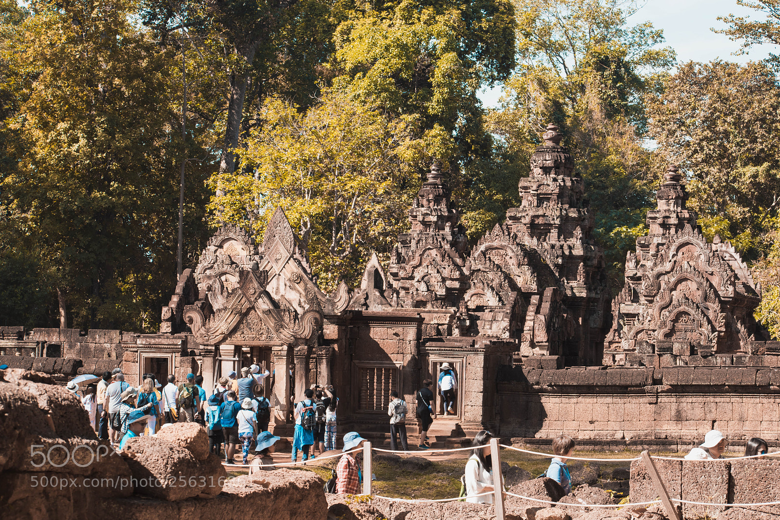 Nikon D5500 sample photo. Banteay srei temple photography