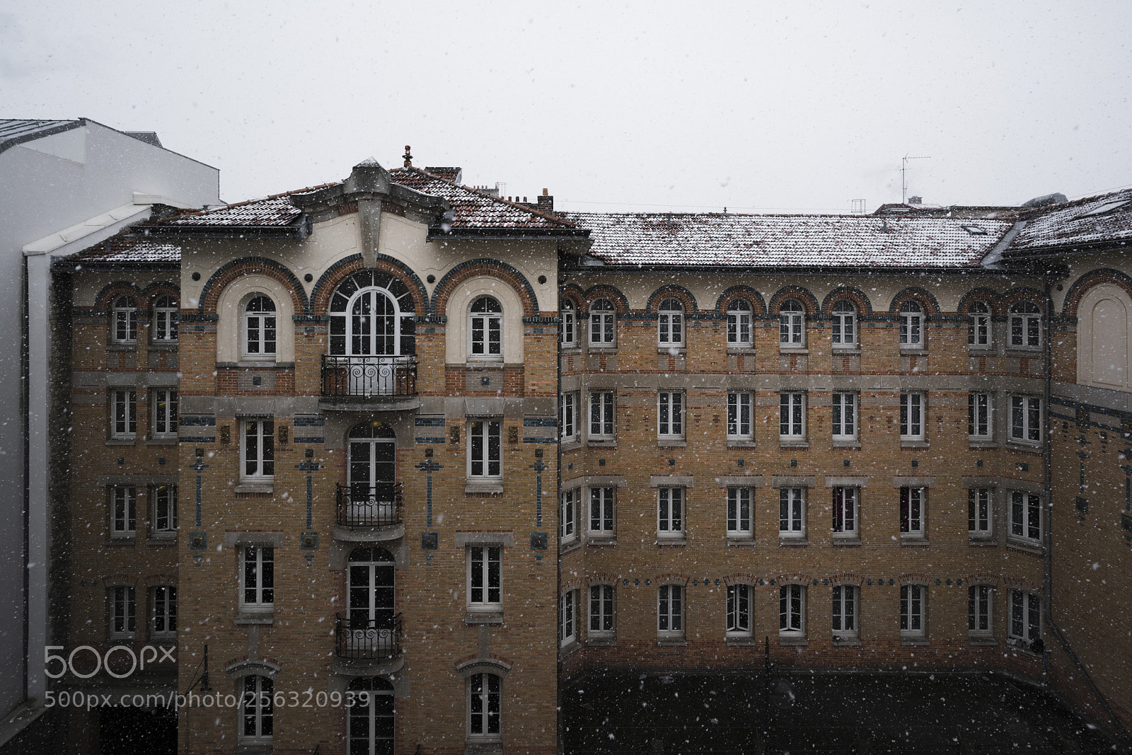 Sony a7R III sample photo. Parisian snow photography