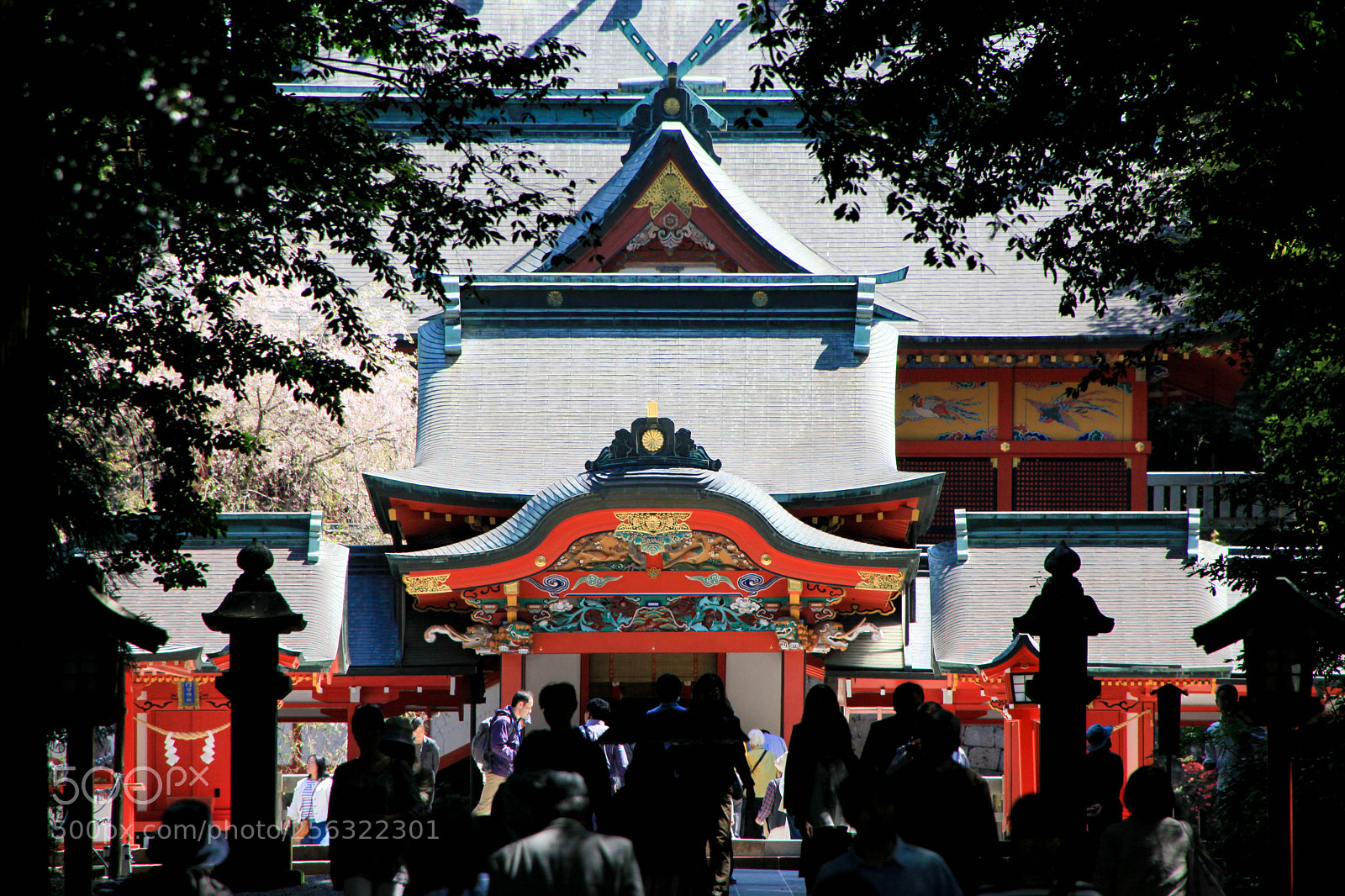 Canon EOS 5D Mark II sample photo. Kirishima jingu shrine photography