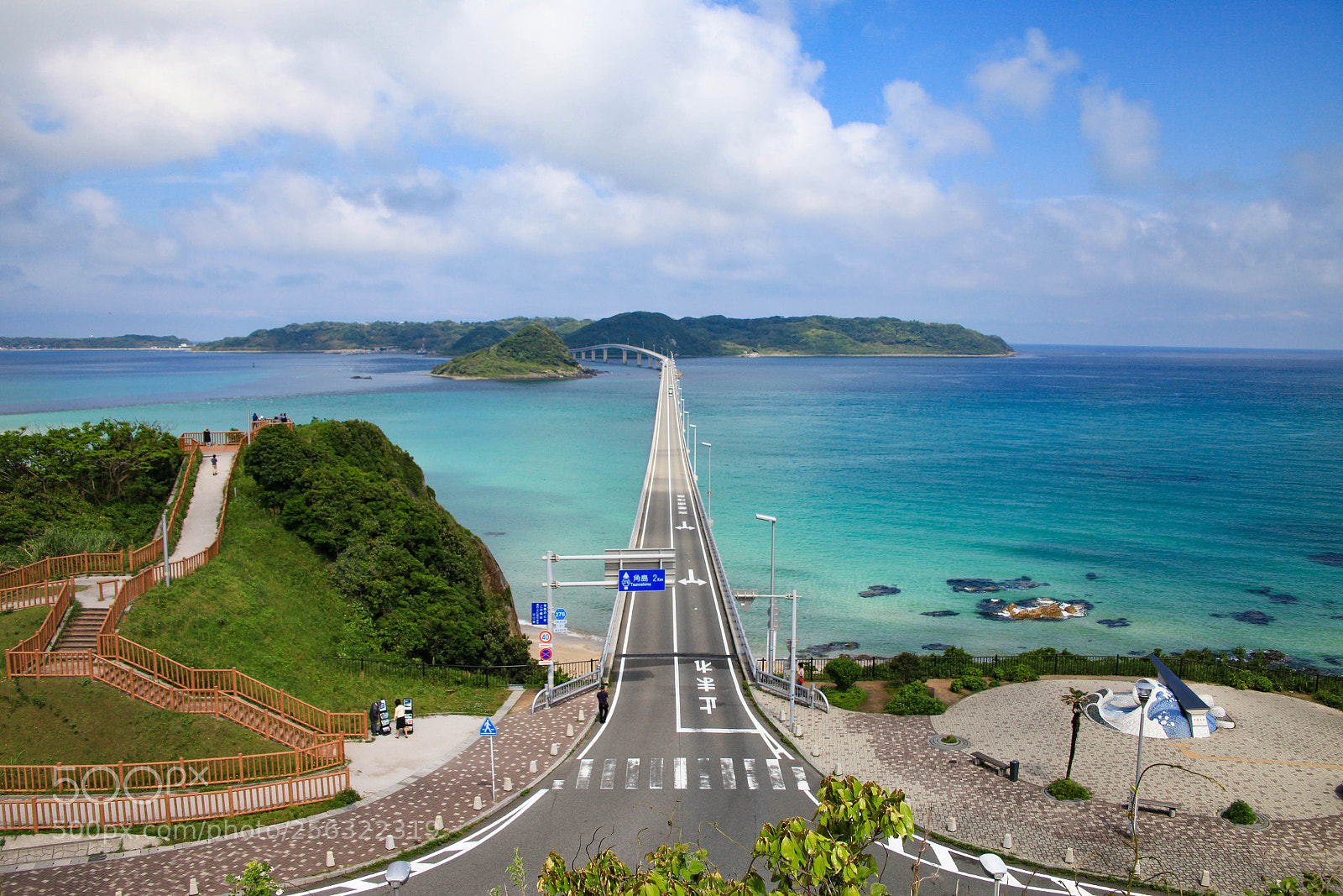 Canon EOS 5D Mark II sample photo. Tsunoshima bridge photography