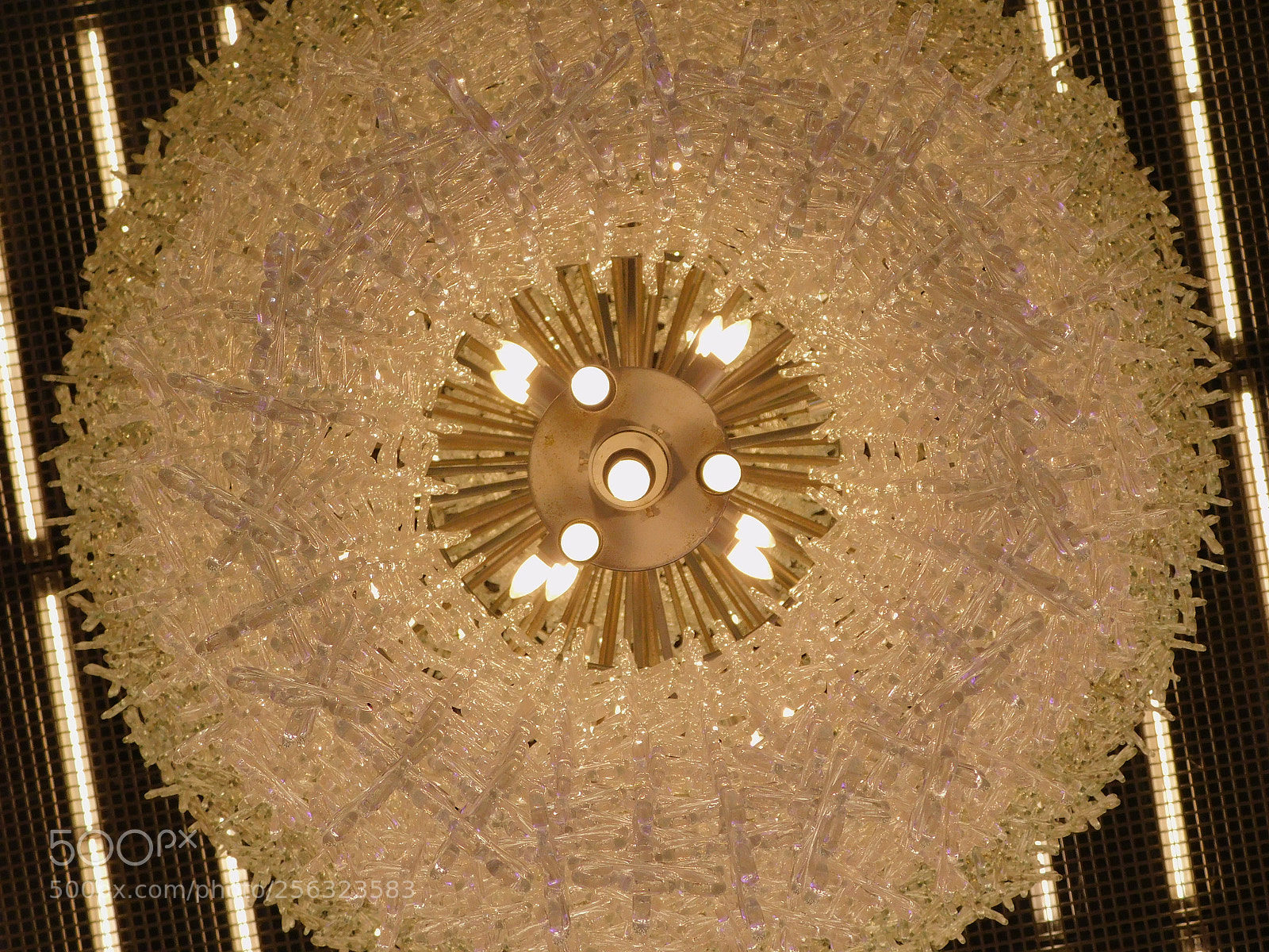 Nikon Coolpix B500 sample photo. Chandelier from bellow photography