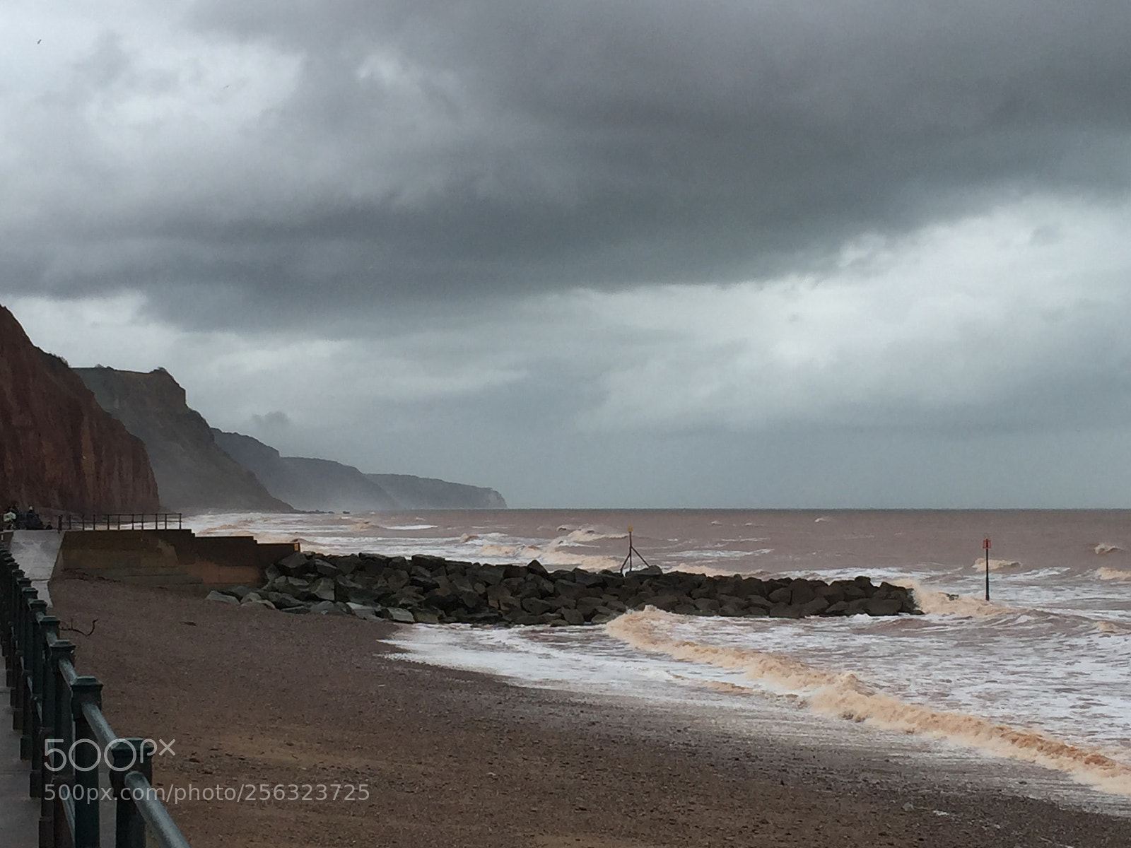 Apple iPhone 6 sample photo. Sidmouth beach, devon, april 2018 photography