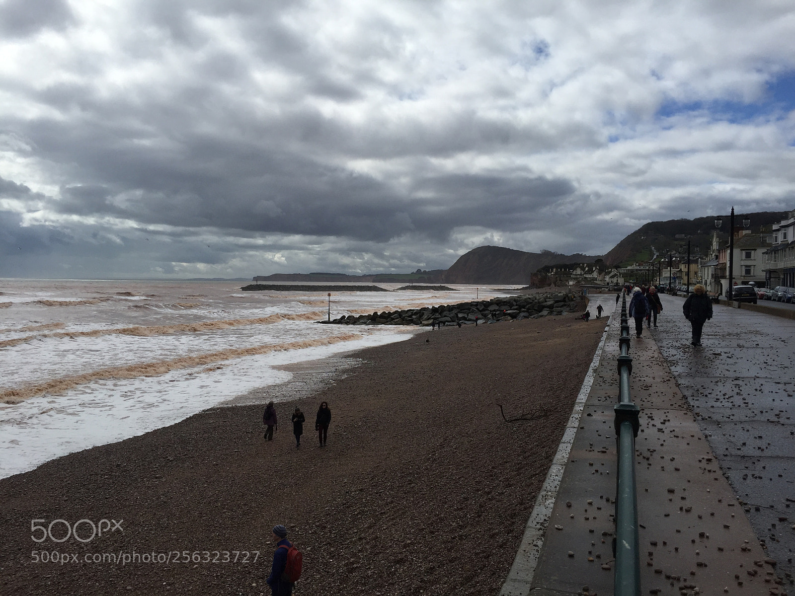 Apple iPhone 6 sample photo. Sidmouth beach, devon, april 2018 photography