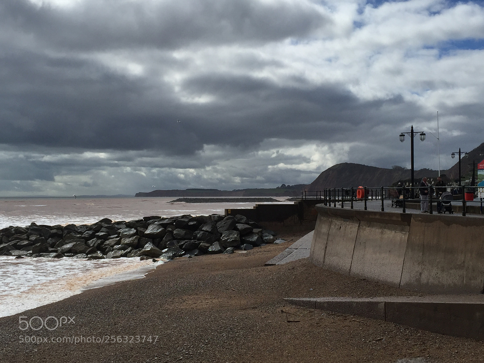 Apple iPhone 6 sample photo. Sidmouth beach, devon, april 2018 photography