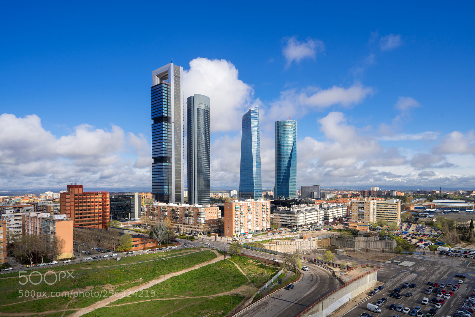 Sony a7R III sample photo. Spain financial district photography