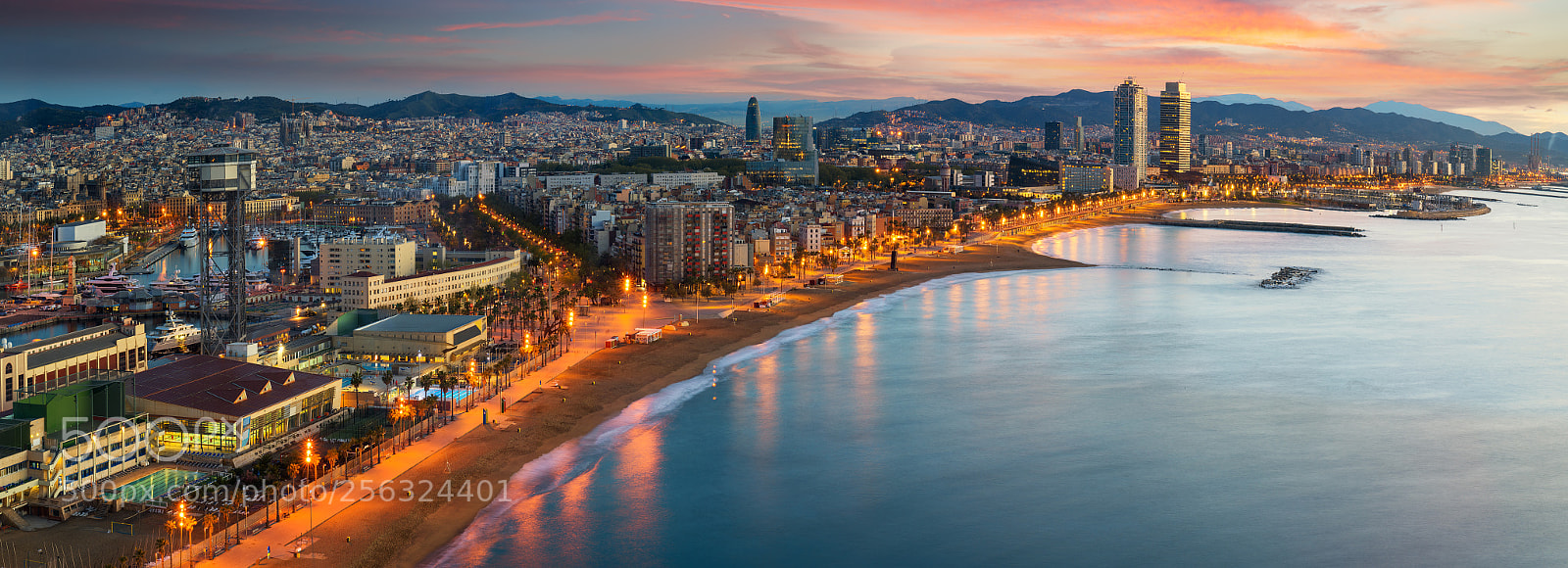 Sony a7R III sample photo. Barcelona beach on morning photography
