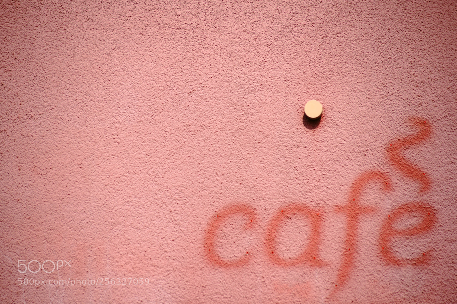 Sony a7 II sample photo. Lettering cafe on facade photography