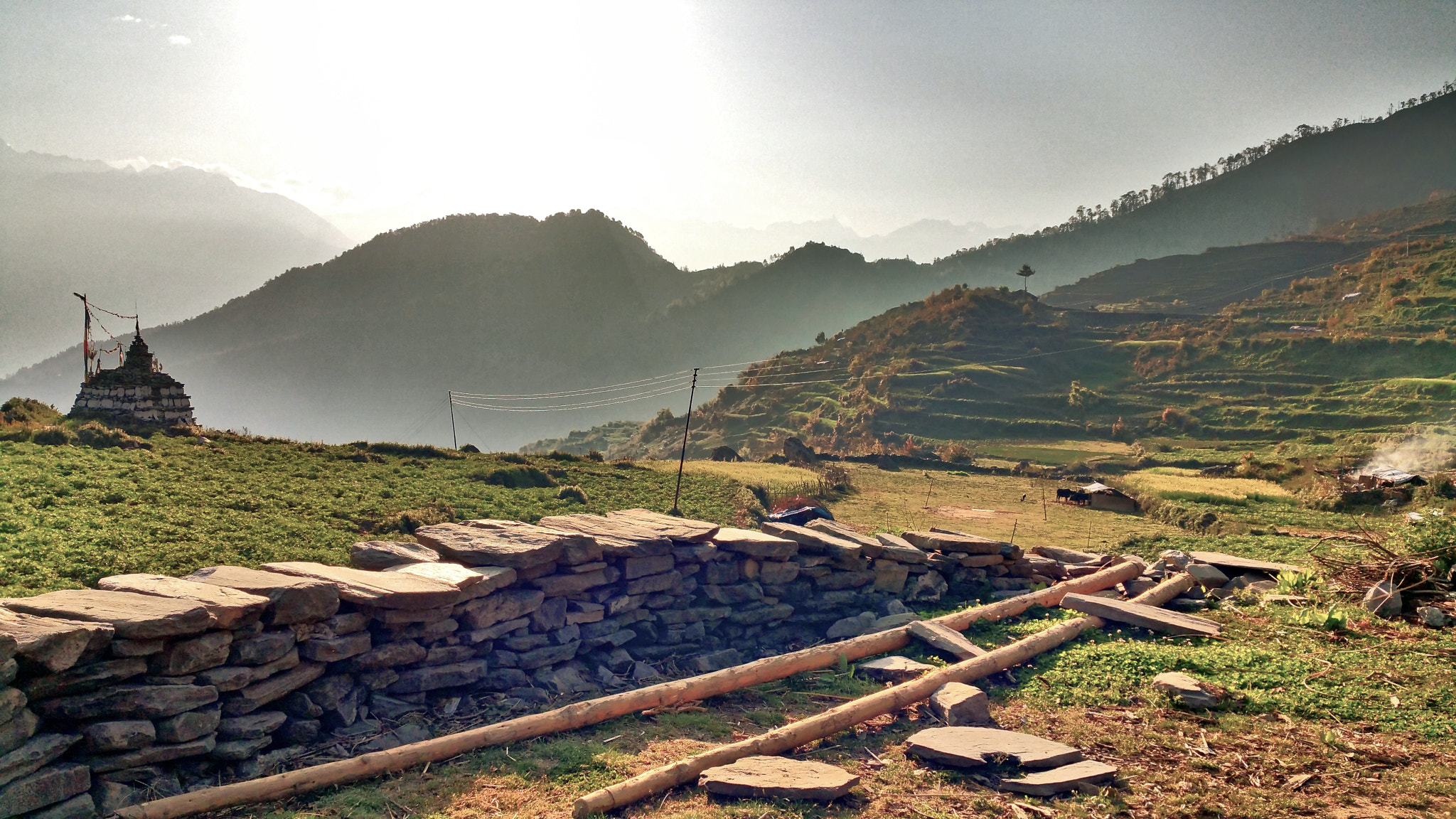 Samsung Galaxy Note Edge sample photo. Mystical land behind the mountain photography