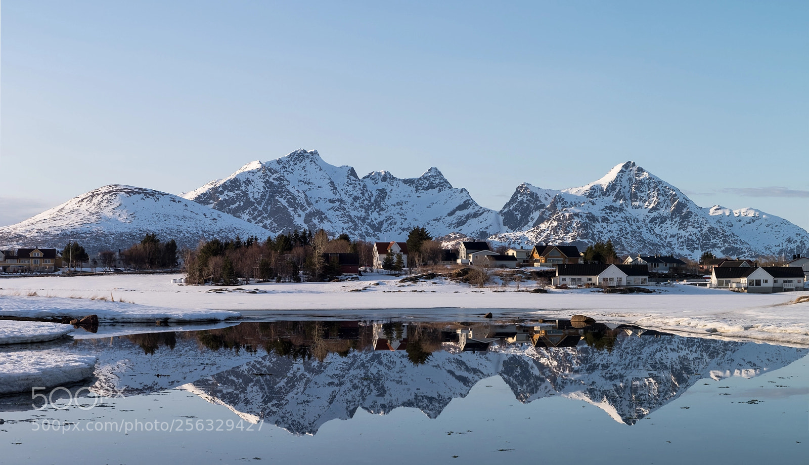 Fujifilm X-T10 sample photo. Reflection, lofoten photography