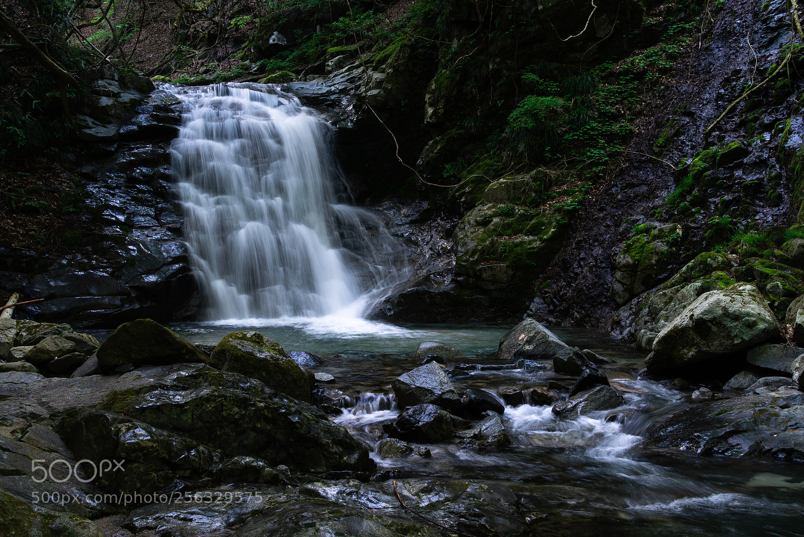 Sony a7S sample photo. Waterfall photography