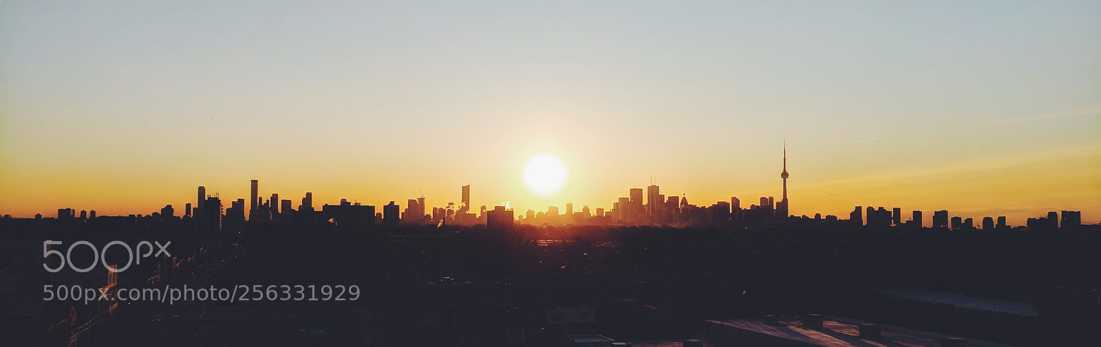 Google Pixel sample photo. Good morning toronto photography