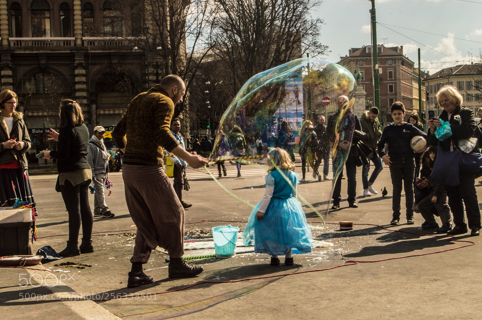 Nikon D3200 sample photo. Girl in the bubble photography