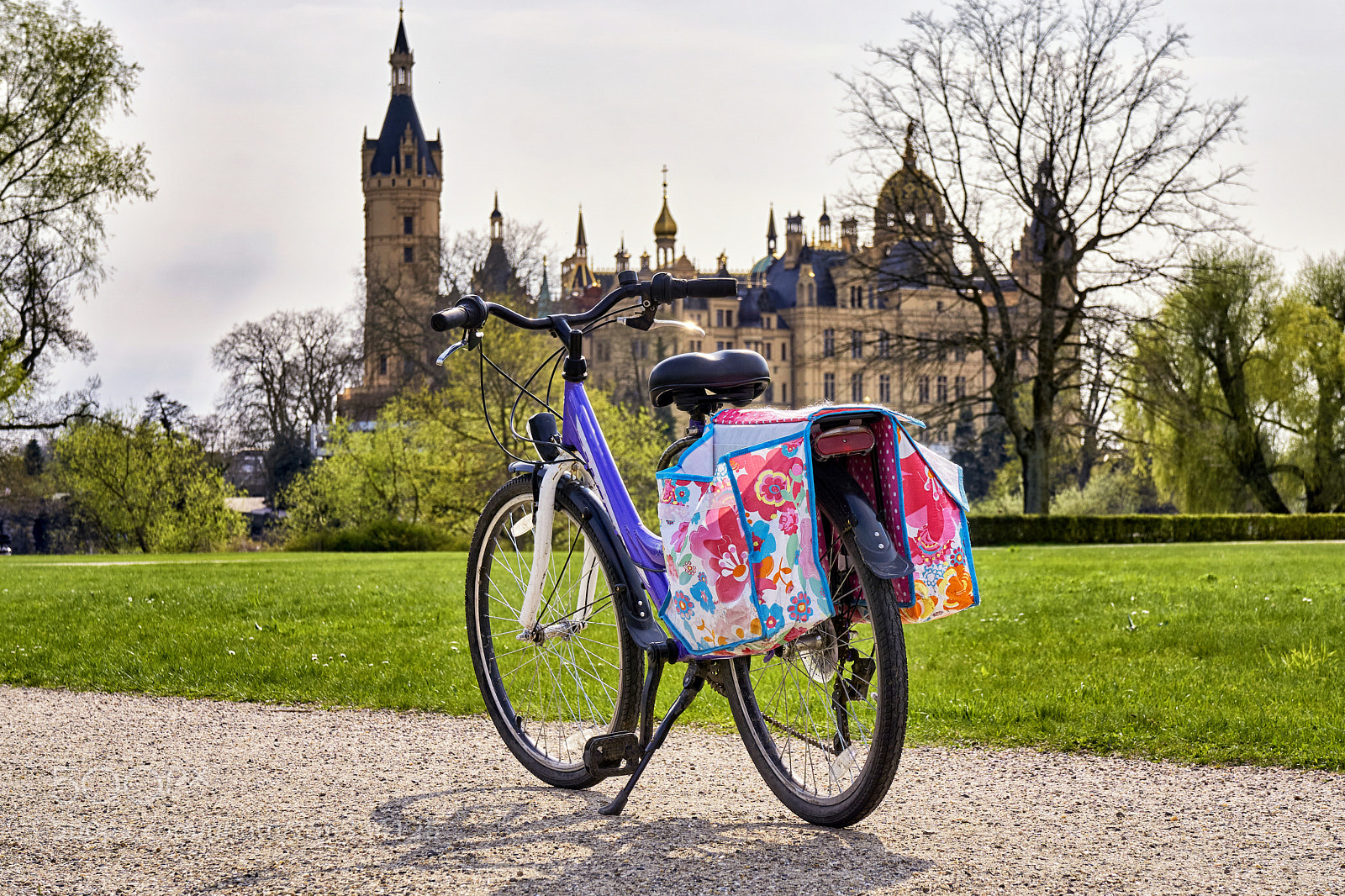 Sony a6000 sample photo. Kinderfahrrad am schweriner schloss photography