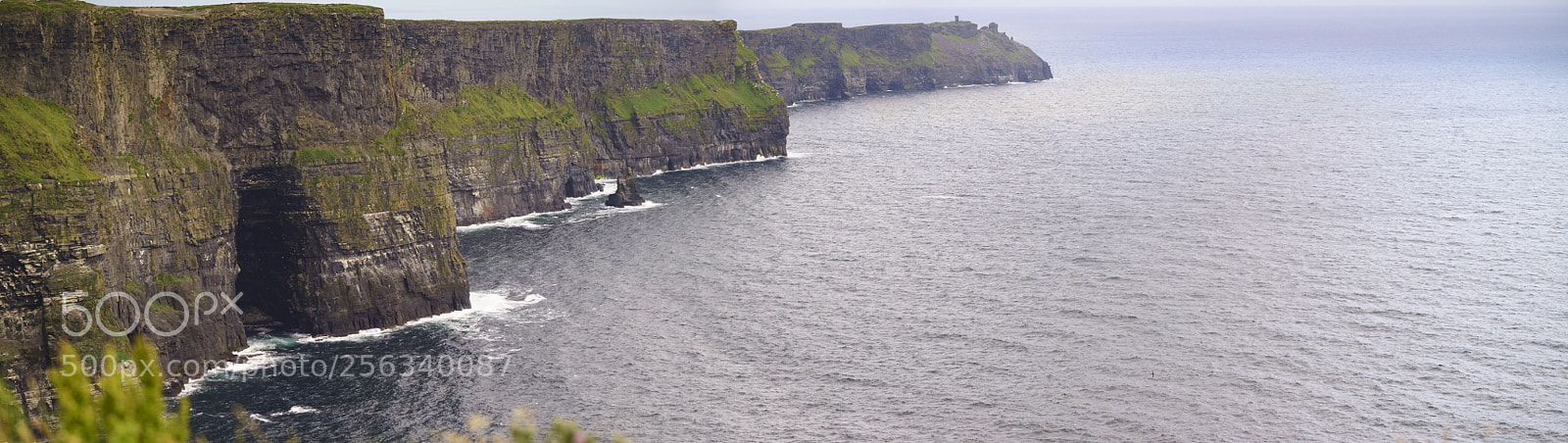 Sony a7R sample photo. Cliffs of moher pano photography
