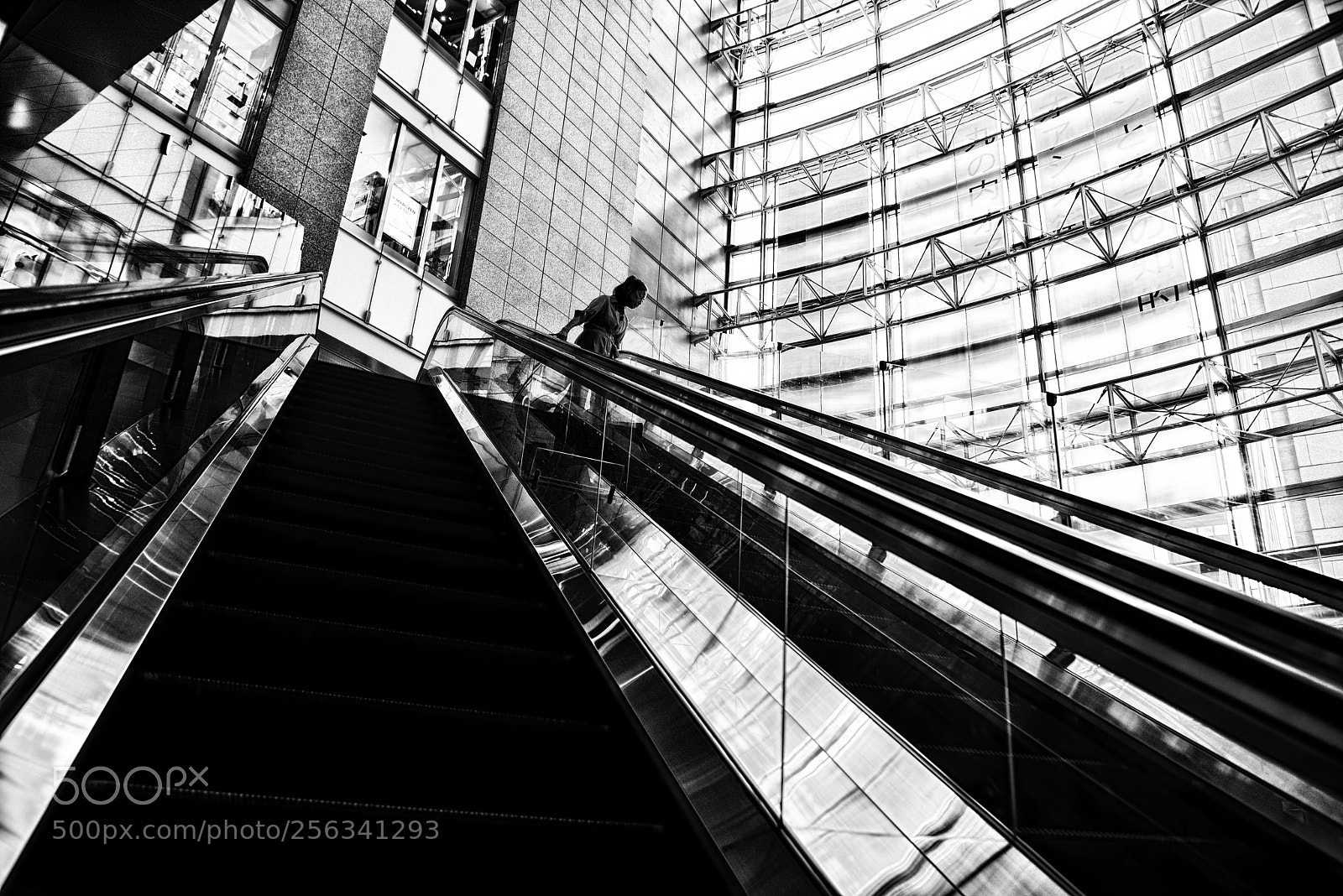 Nikon D600 sample photo. Escalator photography