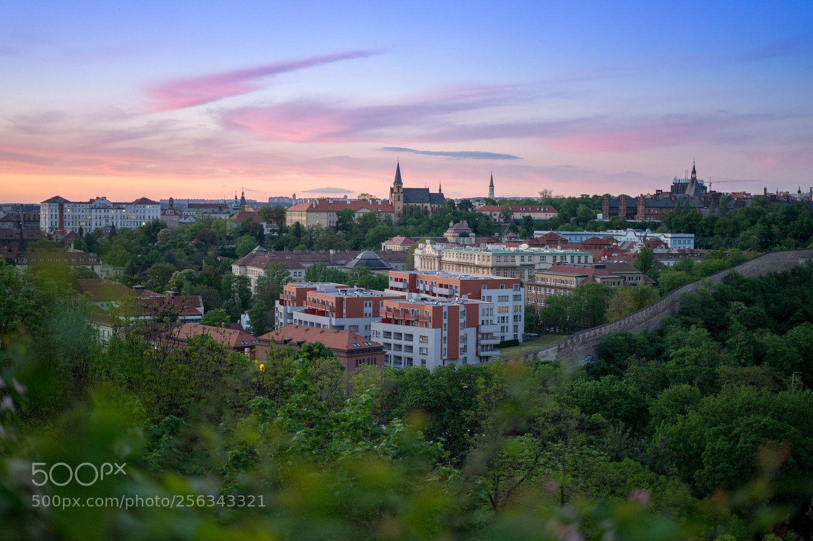 Sony a7 sample photo. View from vysehrad fort photography