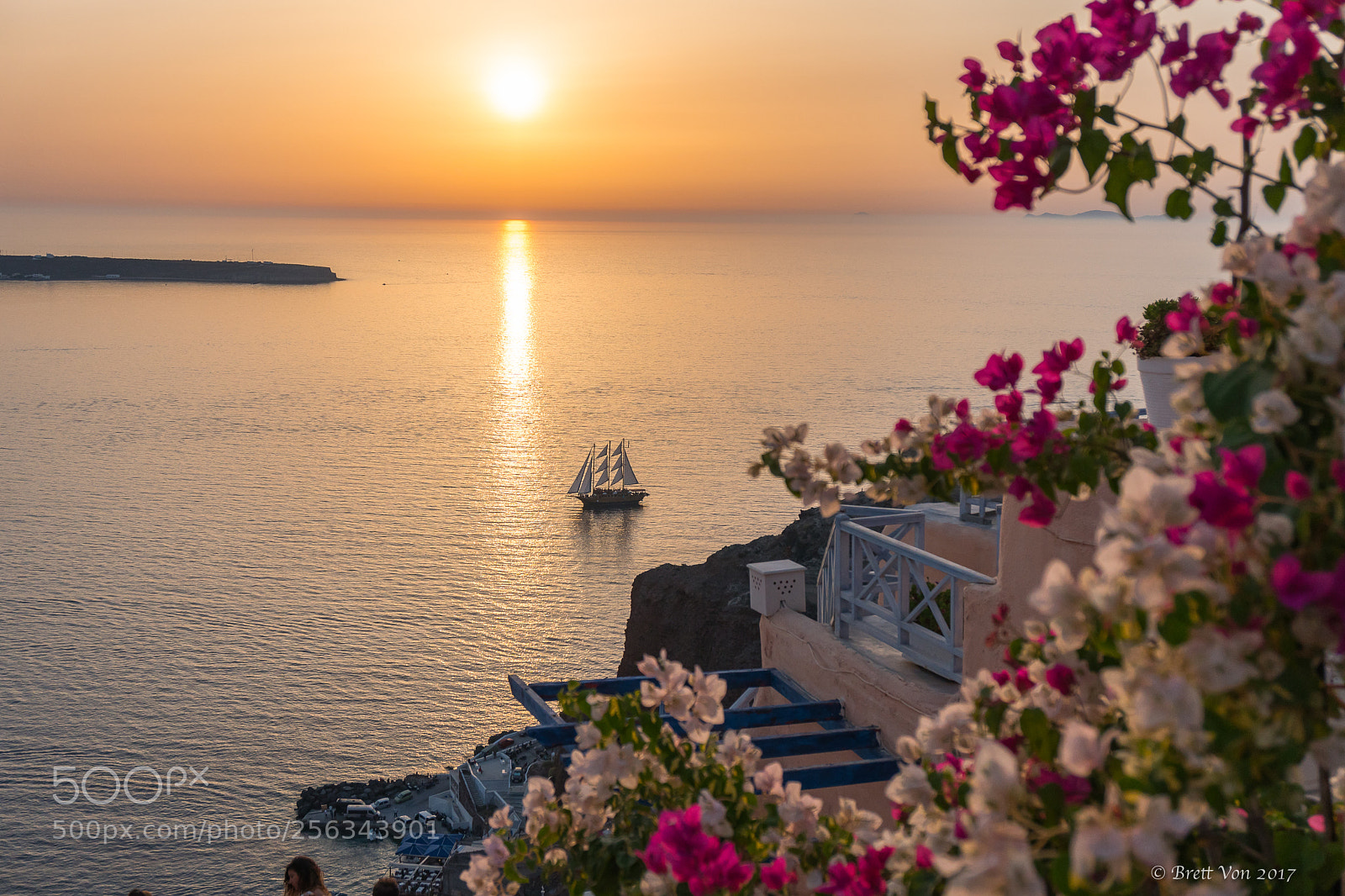 Sony a6300 sample photo. Santorini sunset photography