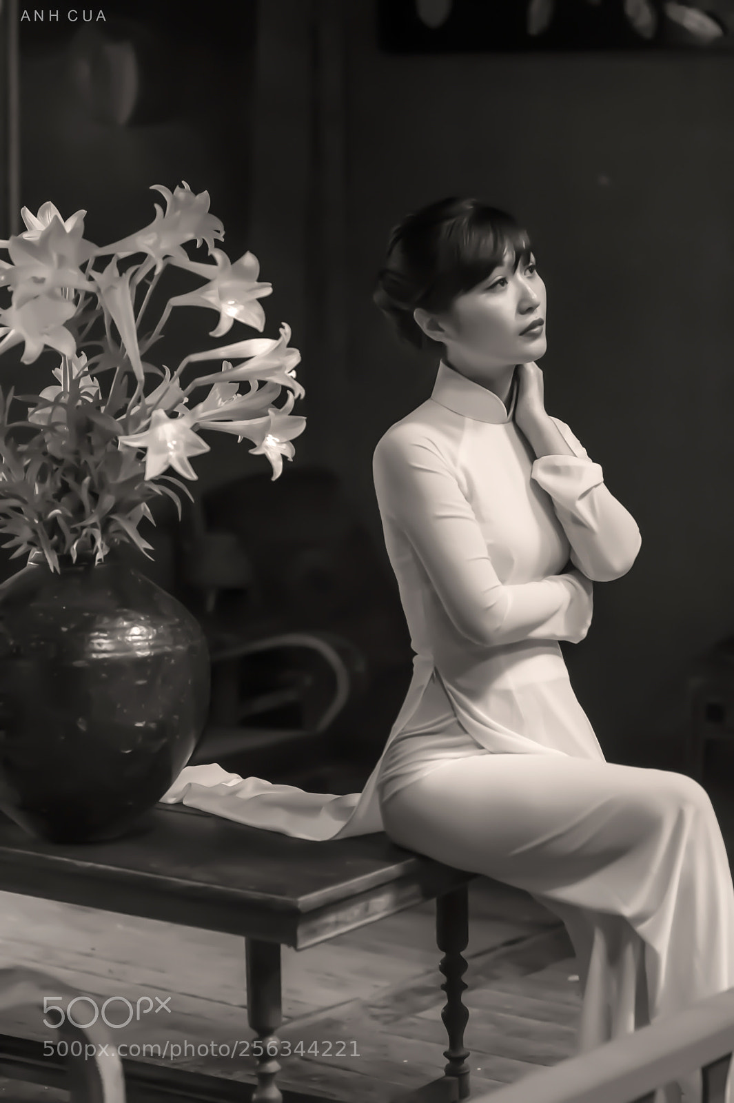 Nikon D700 sample photo. Ao dai photography