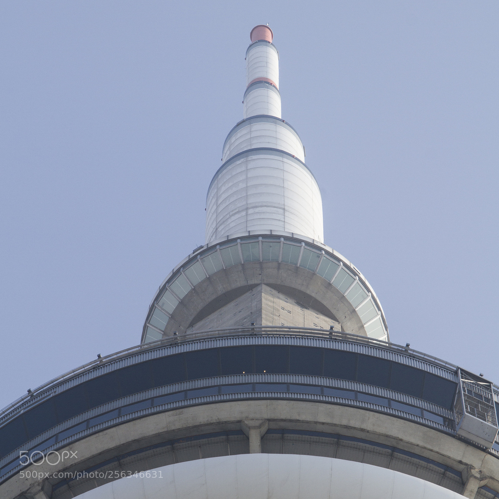 Canon EOS 7D sample photo. Cn tower from below photography