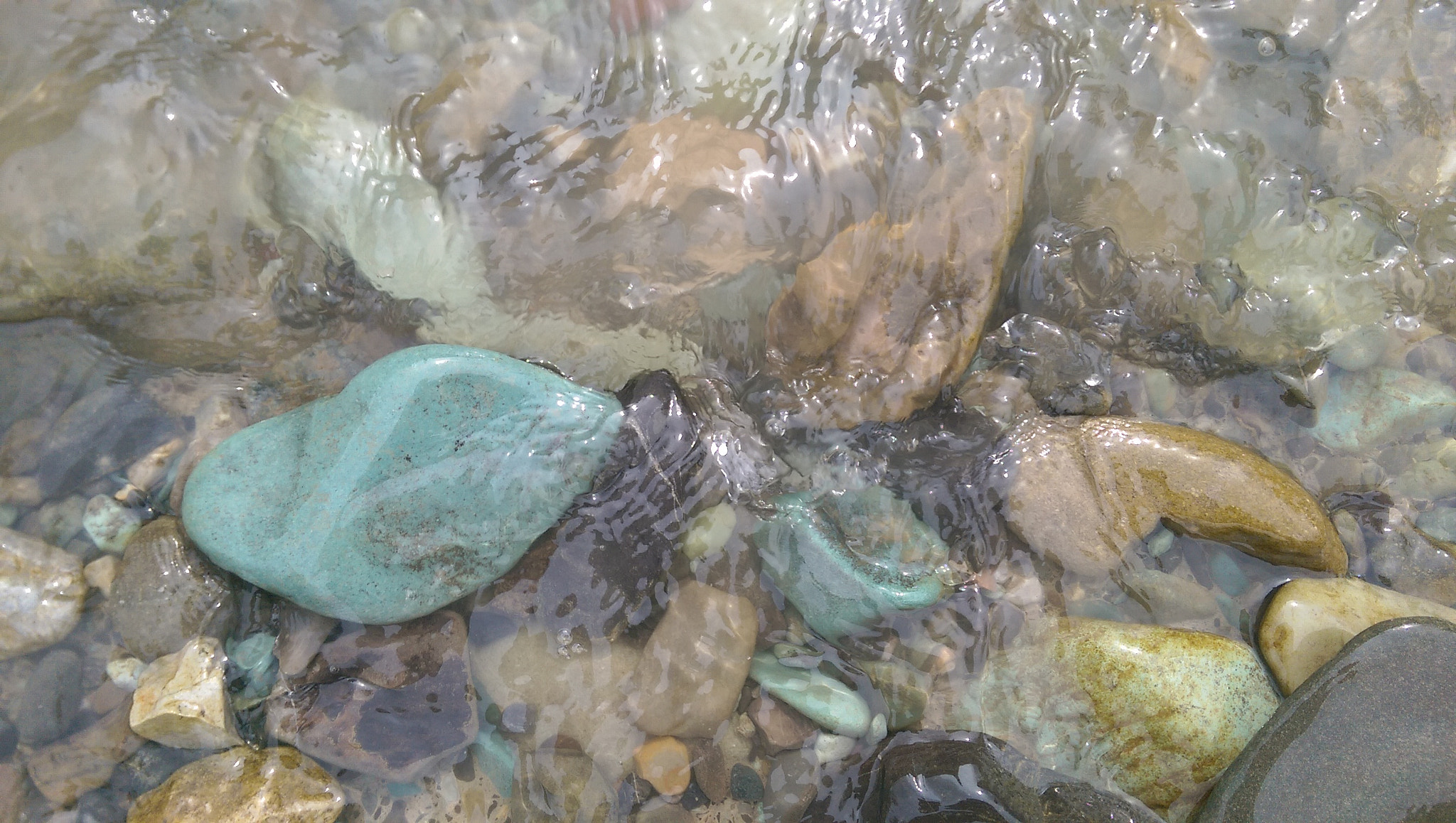 HTC ONE M8 sample photo. River & stones photography