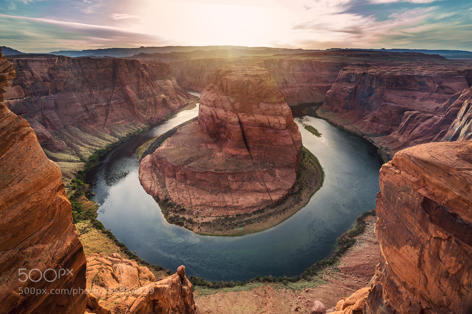 Sony a7 II sample photo. Horseshoe bend photography