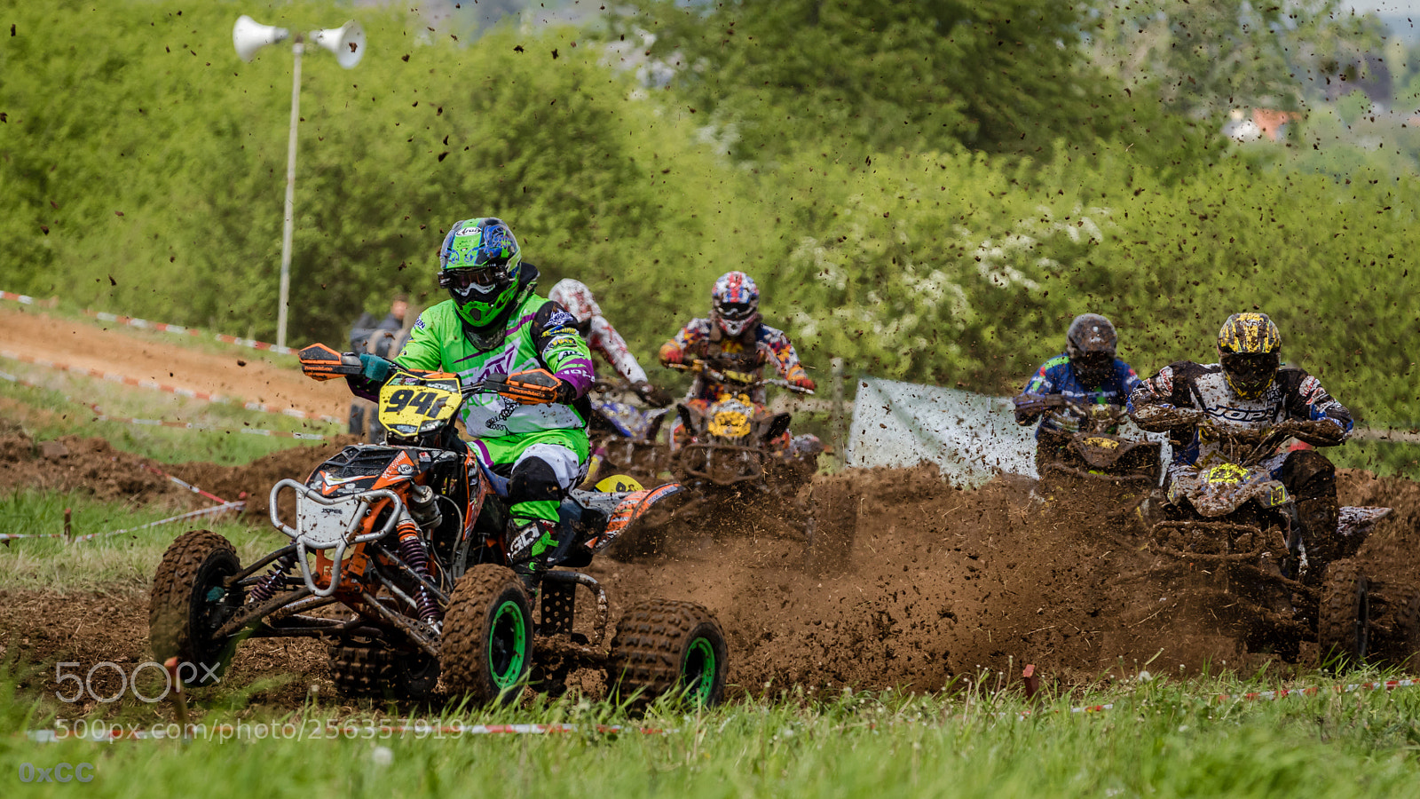 Canon EOS 7D Mark II sample photo. Muddy slope - quad-race photography