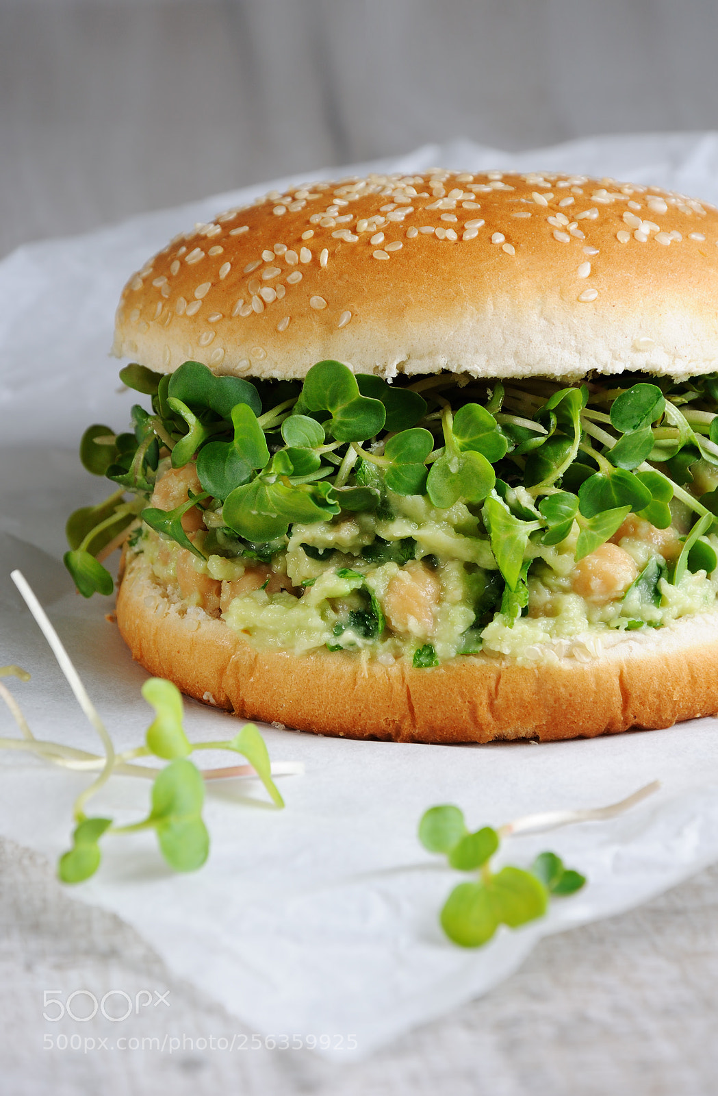Nikon D90 sample photo. Vegan burger photography