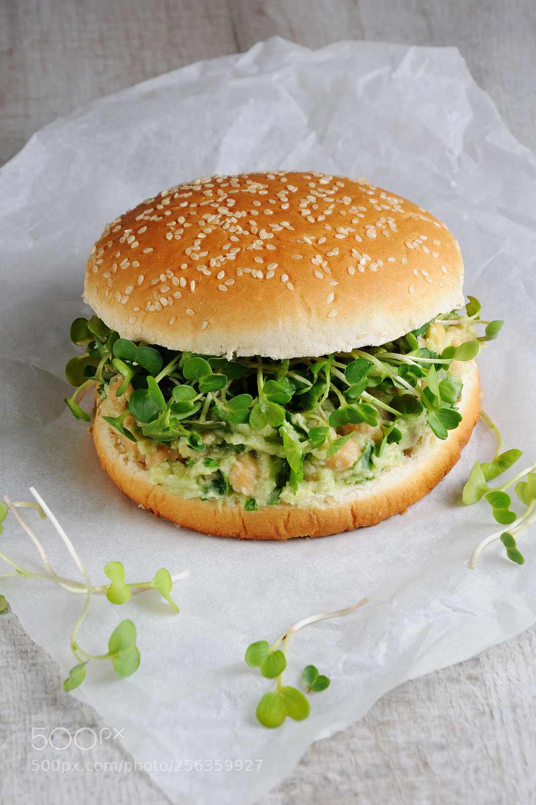 Nikon D90 sample photo. Vegan burger photography