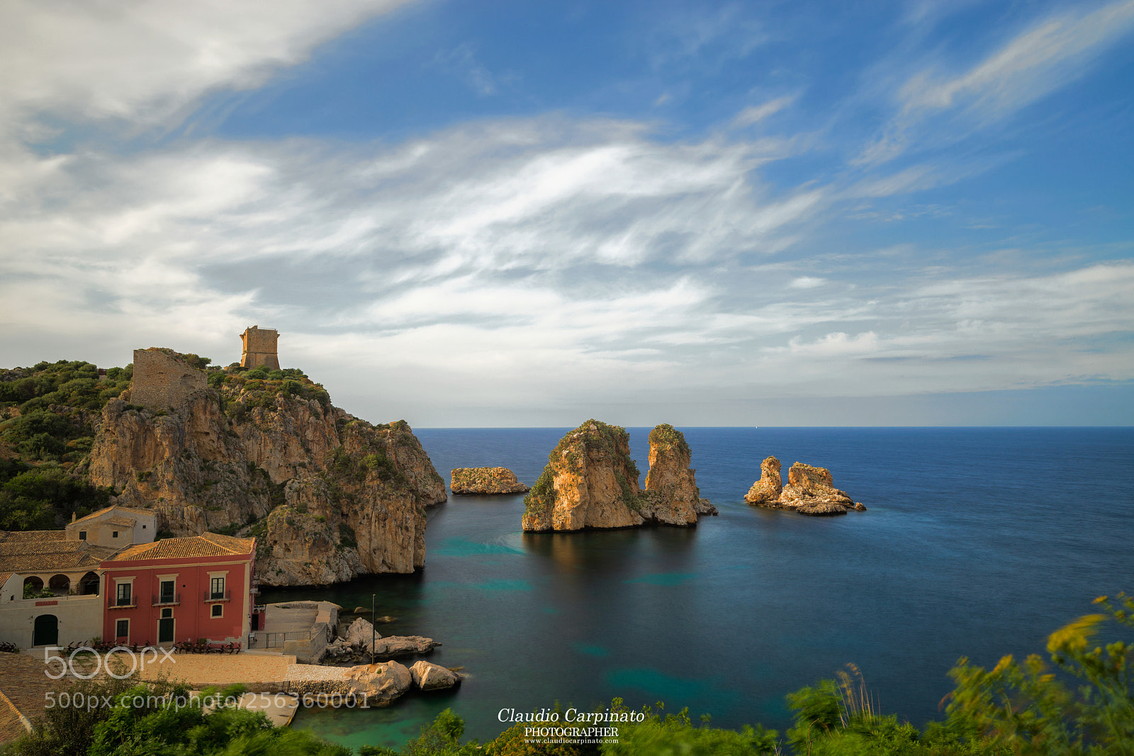 Nikon D610 sample photo. Scopello's tonnara and stacks photography