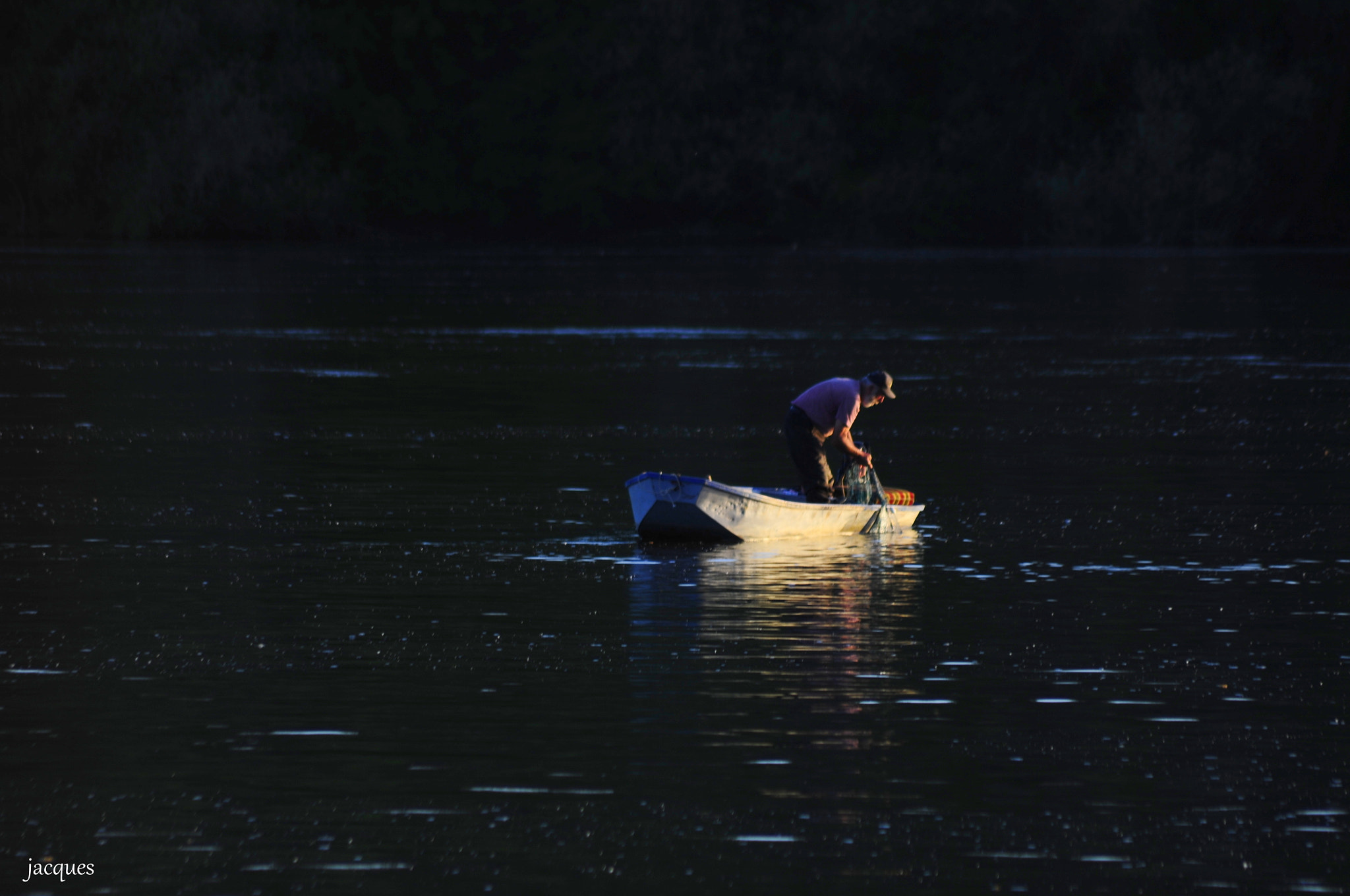 Nikon D300 + Sigma 70-300mm F4-5.6 APO DG Macro sample photo. Fisherman photography