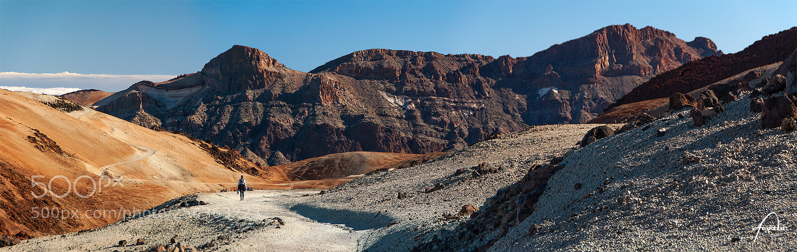 Nikon D5000 sample photo. Volcanic path photography