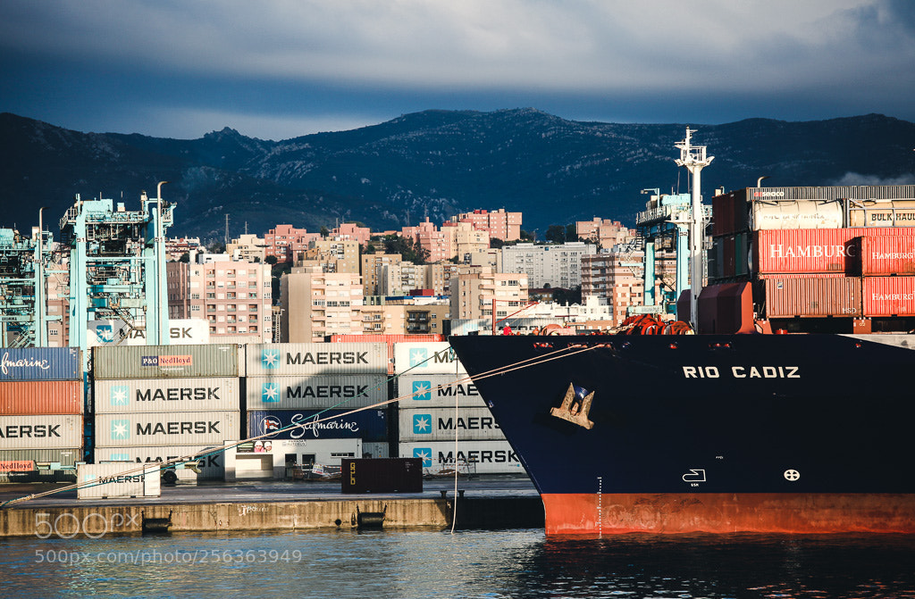 Canon EOS 5D Mark II sample photo. Algesiras puerto ii photography