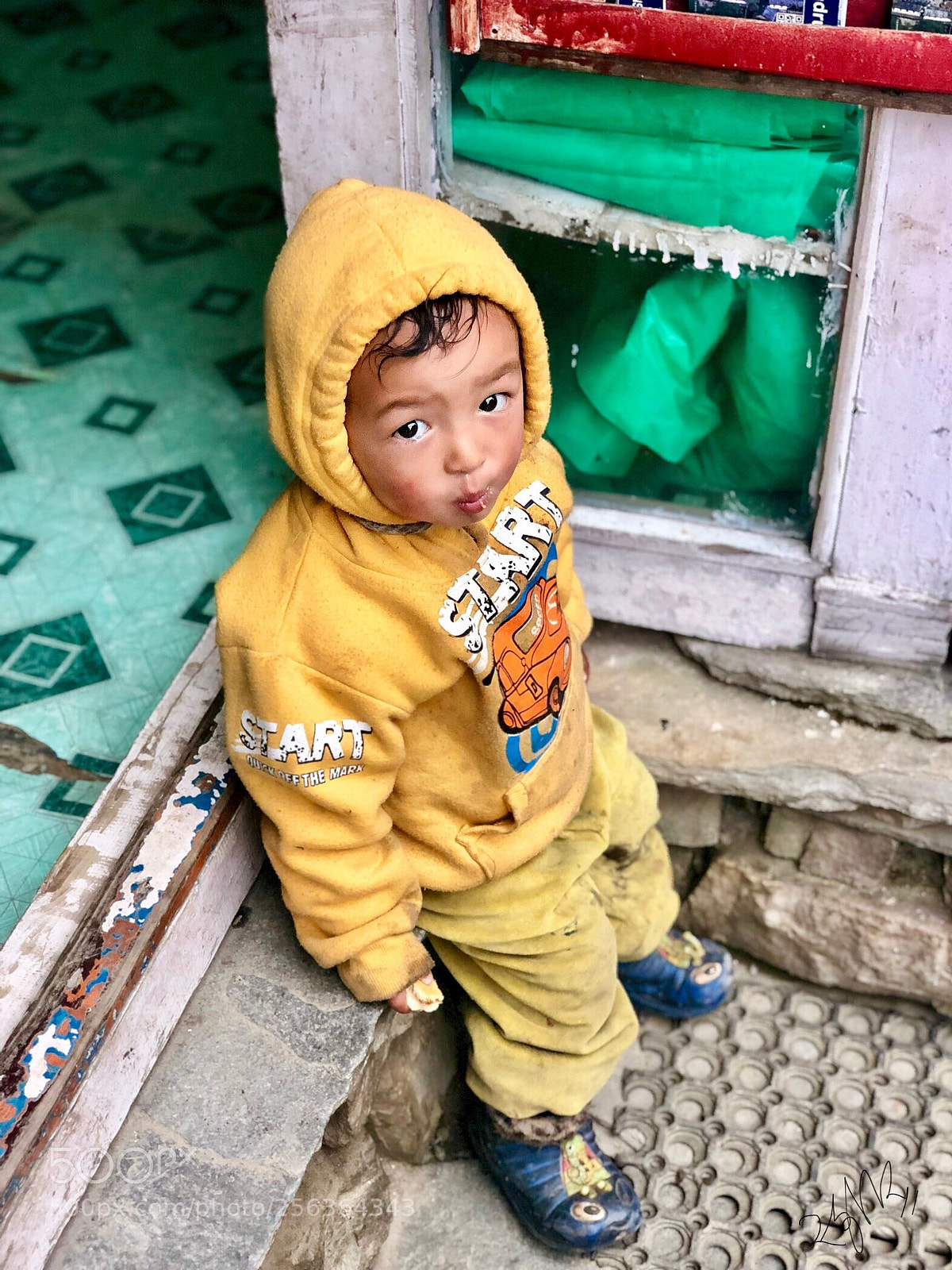 Apple iPhone X sample photo. Cute monster... a boy photography