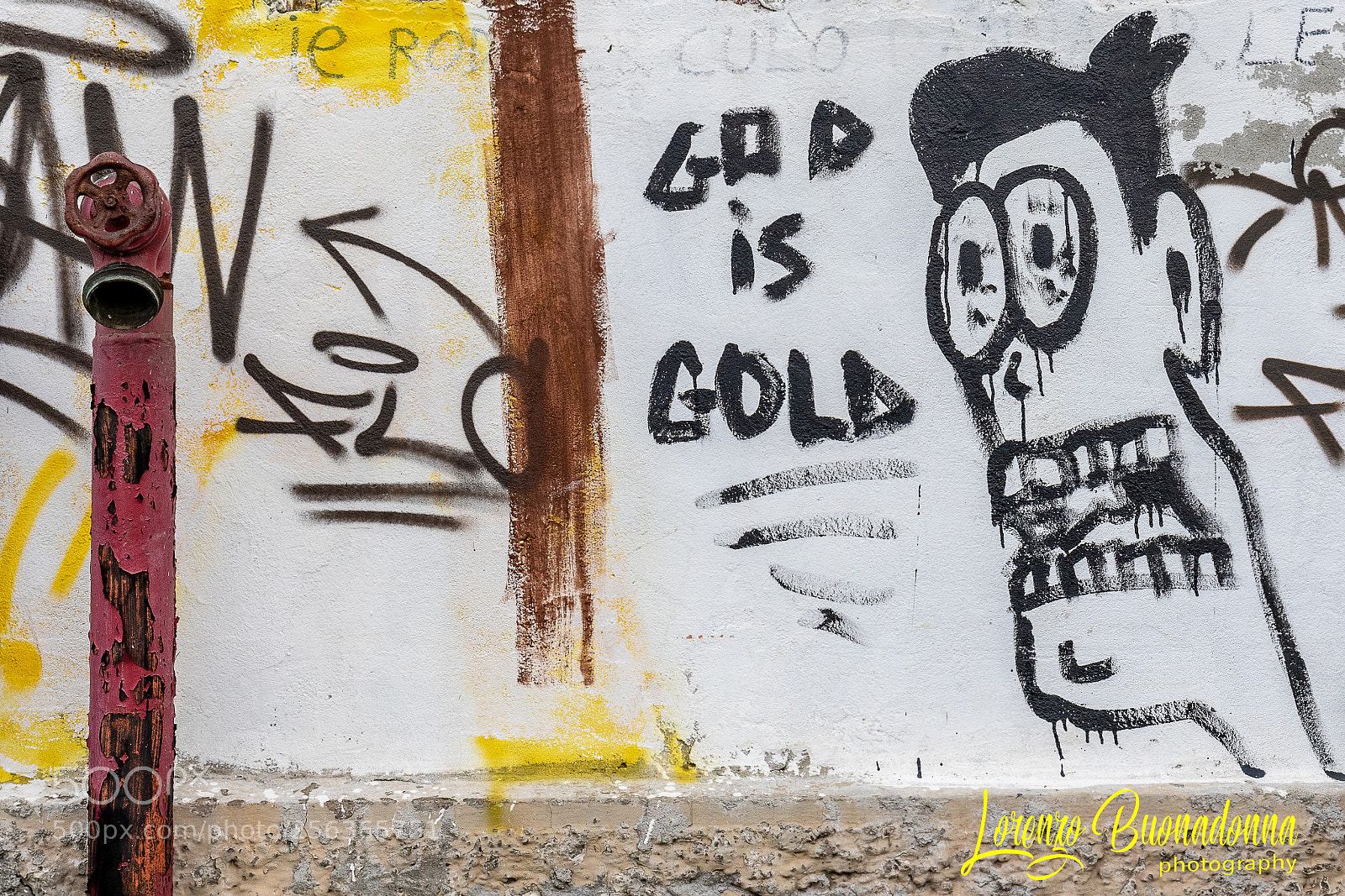 Canon EOS 7D Mark II sample photo. Murales centro sociale photography