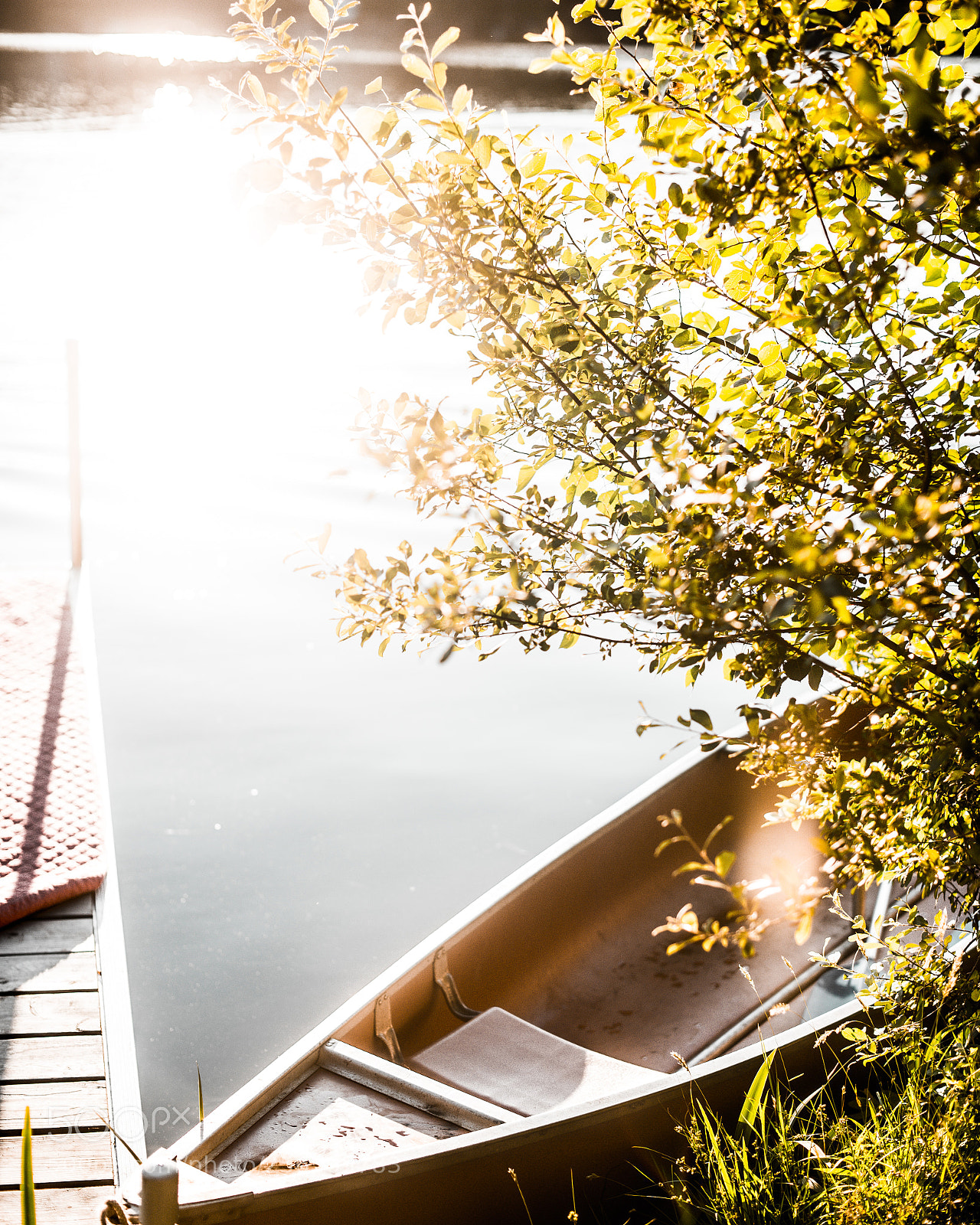 Nikon D750 sample photo. Canoe at the dock photography