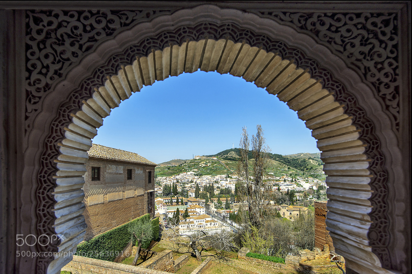 Nikon D800 sample photo. Alhambra, vista del sacromonte photography